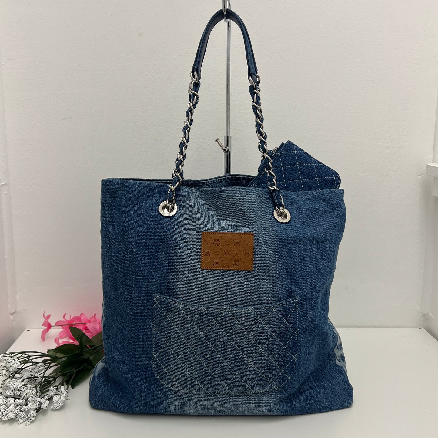 Chanel Shopping Tote Degrade Denim Large