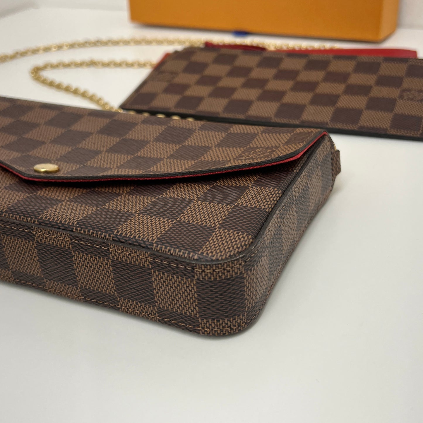 Louis Vuitton Felicie Pochette with Both Inserts, Box, & Dust Bag