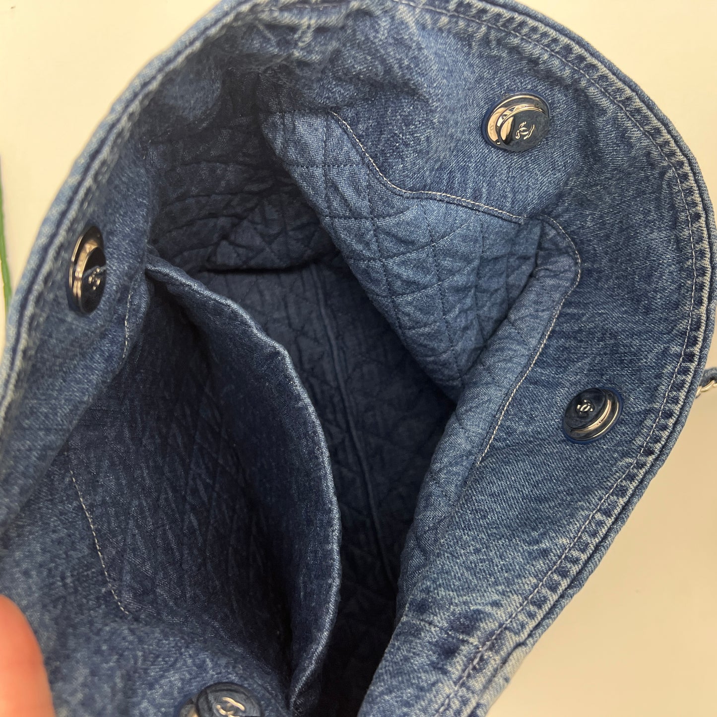 Chanel Shopping Tote Degrade Denim Large