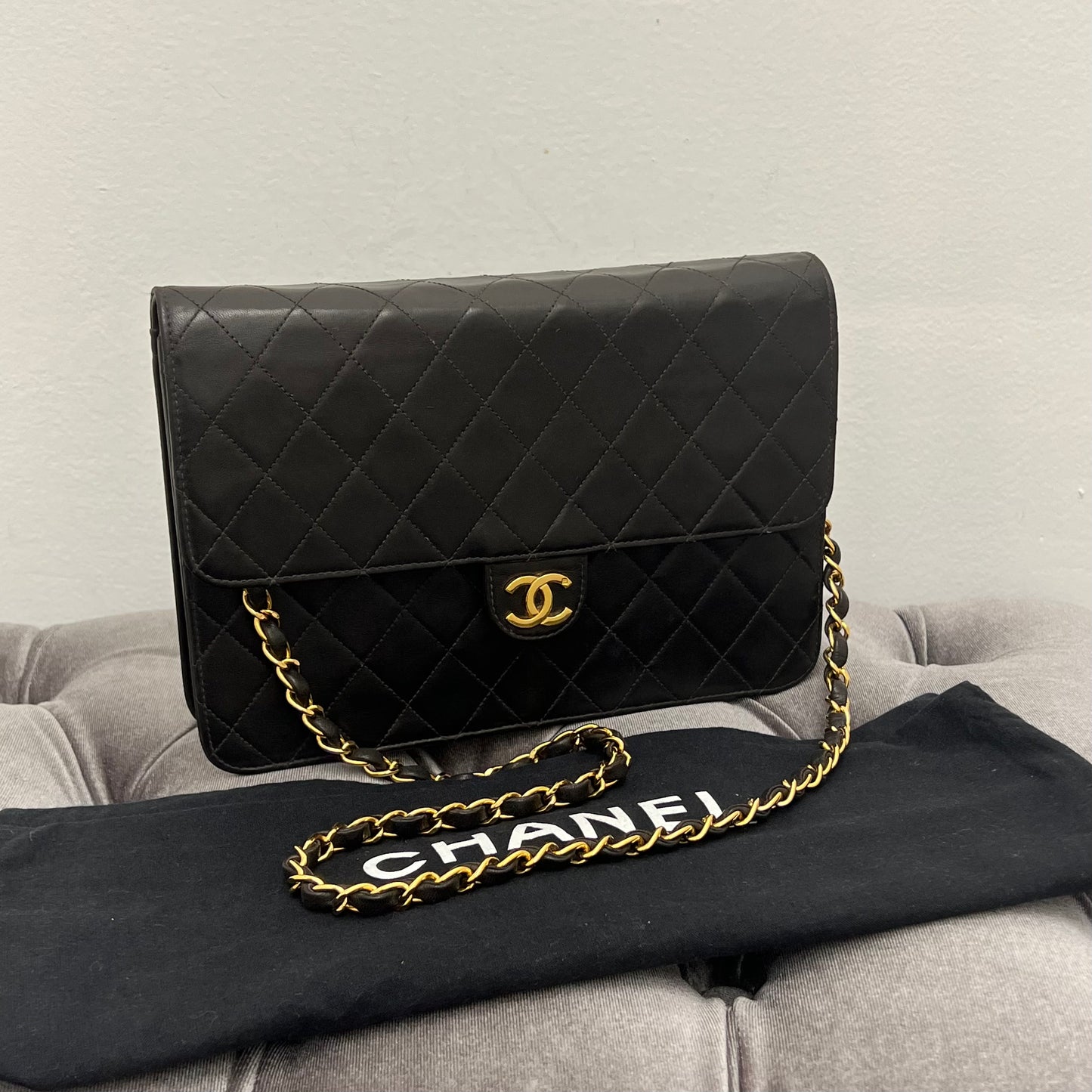 Chanel Vintage Single Flap Shoulder Bag