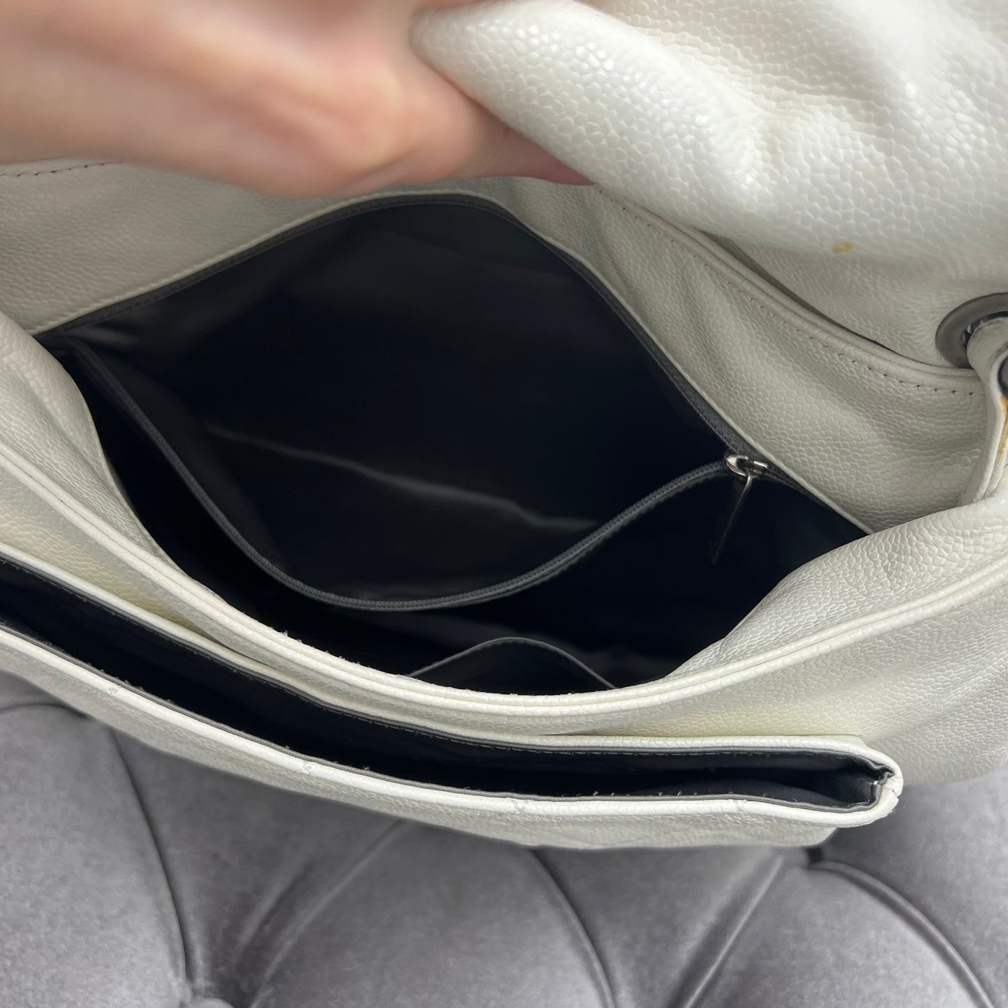 Chanel Coco Rider Hobo Glazed Caviar