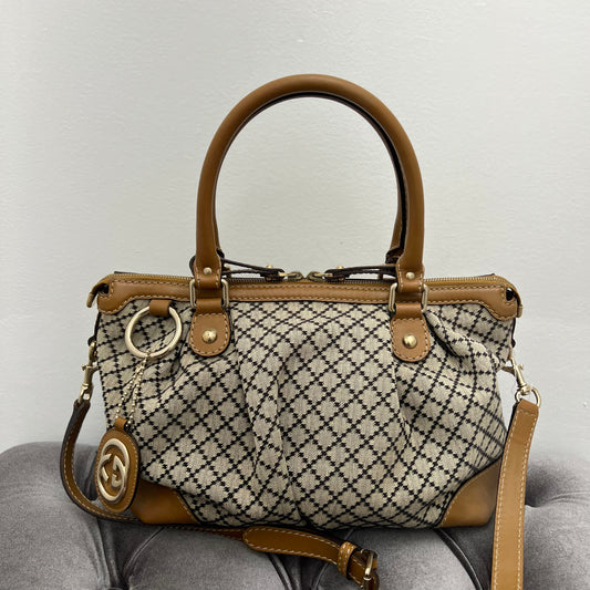 Gucci Sukey 2 way Diamante Handbag