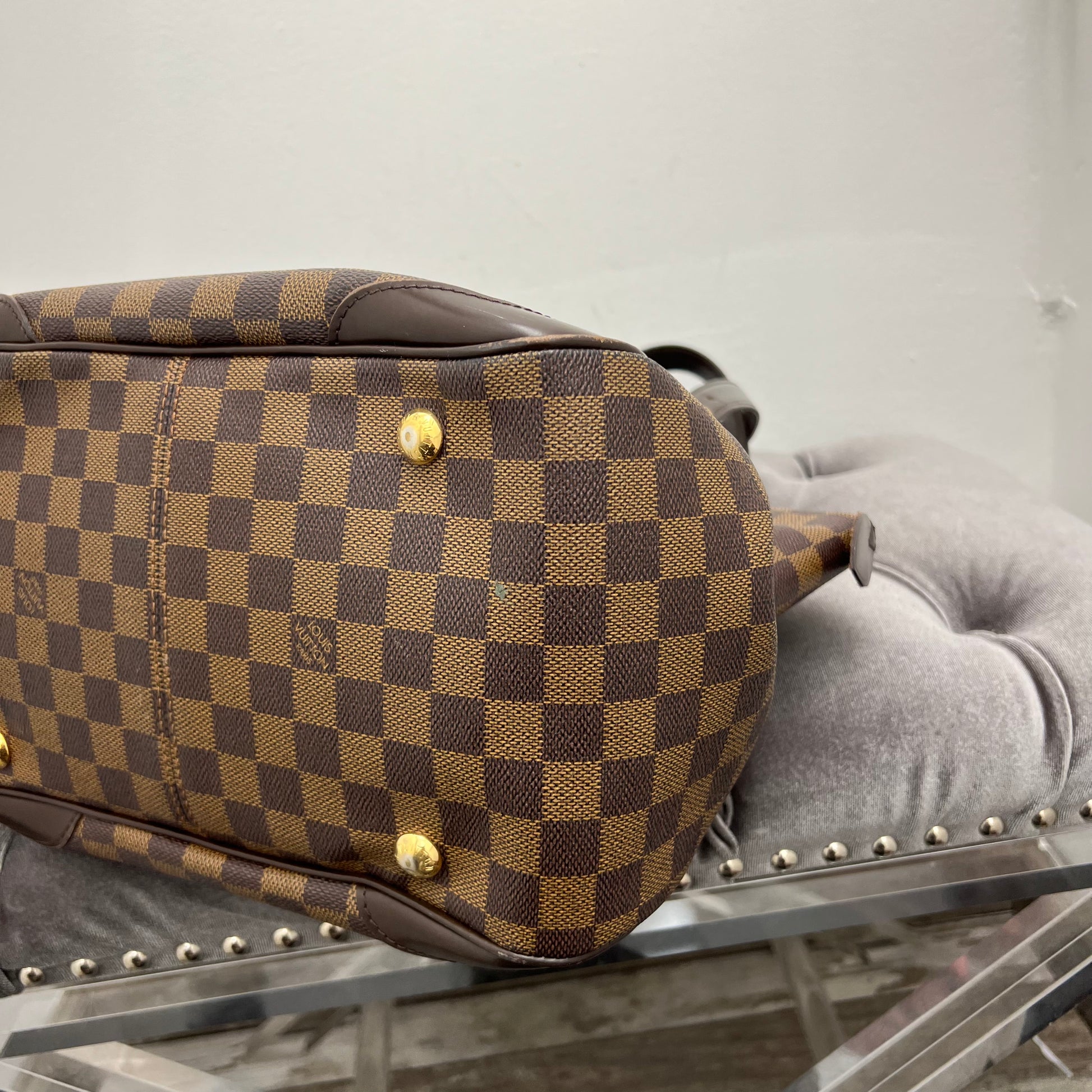 Louis Vuitton Verona MM Damier Ebene Satchel Bag