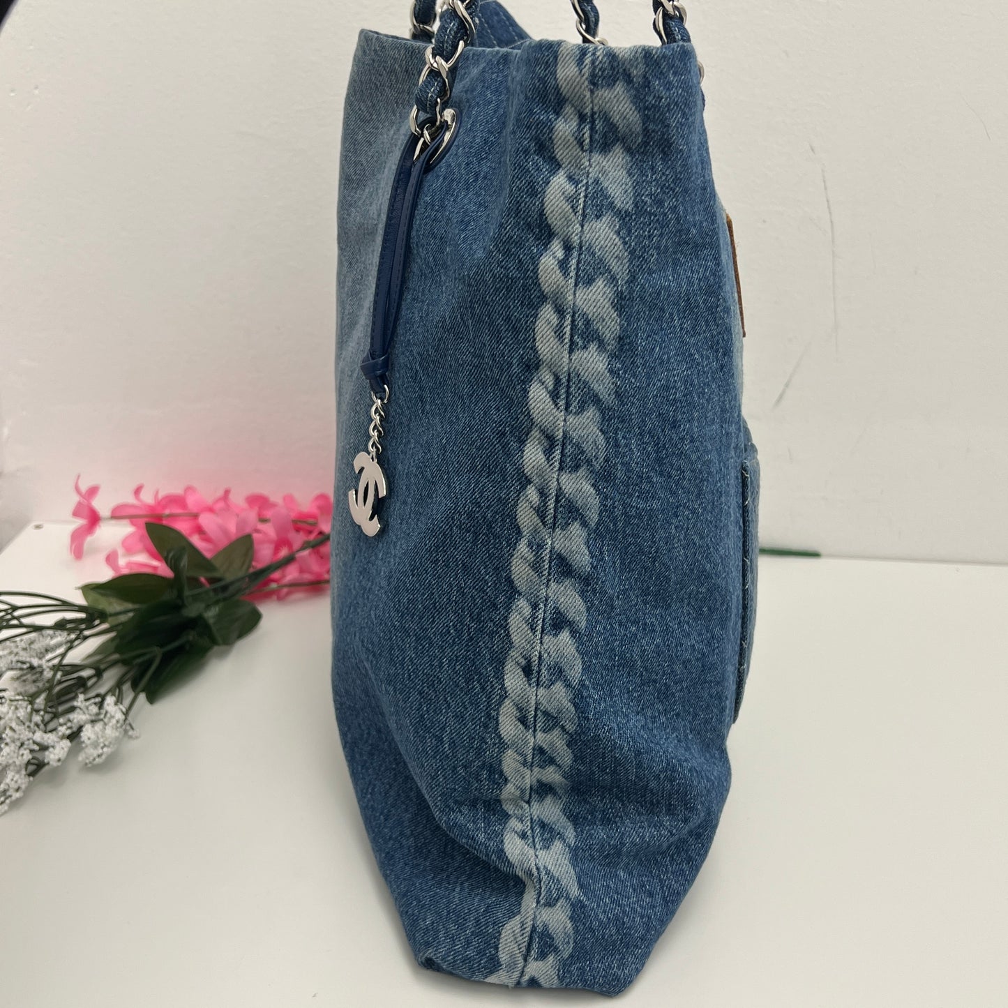 Chanel Shopping Tote Degrade Denim Large