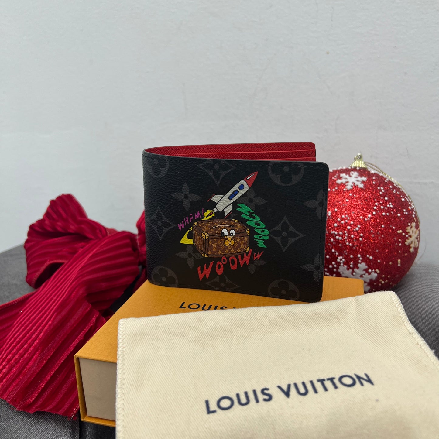 Louis Vuitton x Virgil Abloh Multiple Wallet Cosmic Trunk with Box & Dust Bag