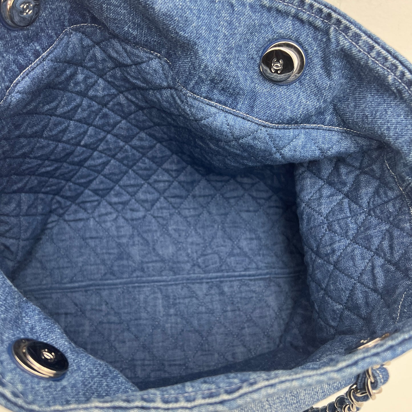 Chanel Shopping Tote Degrade Denim Large