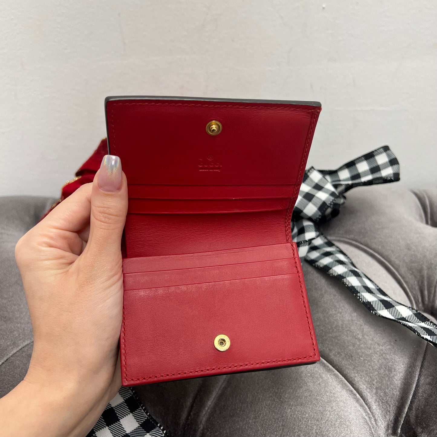 Gucci Blooms Compact Bifold Wallet