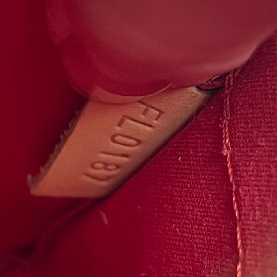 Louis Vuitton Alma BB Vernis Rose Indian