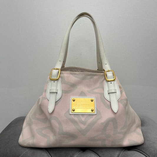 Louis Vuitton, Bags, Louis Vuitton Tahitienne Cabas Canvas Pm Pink
