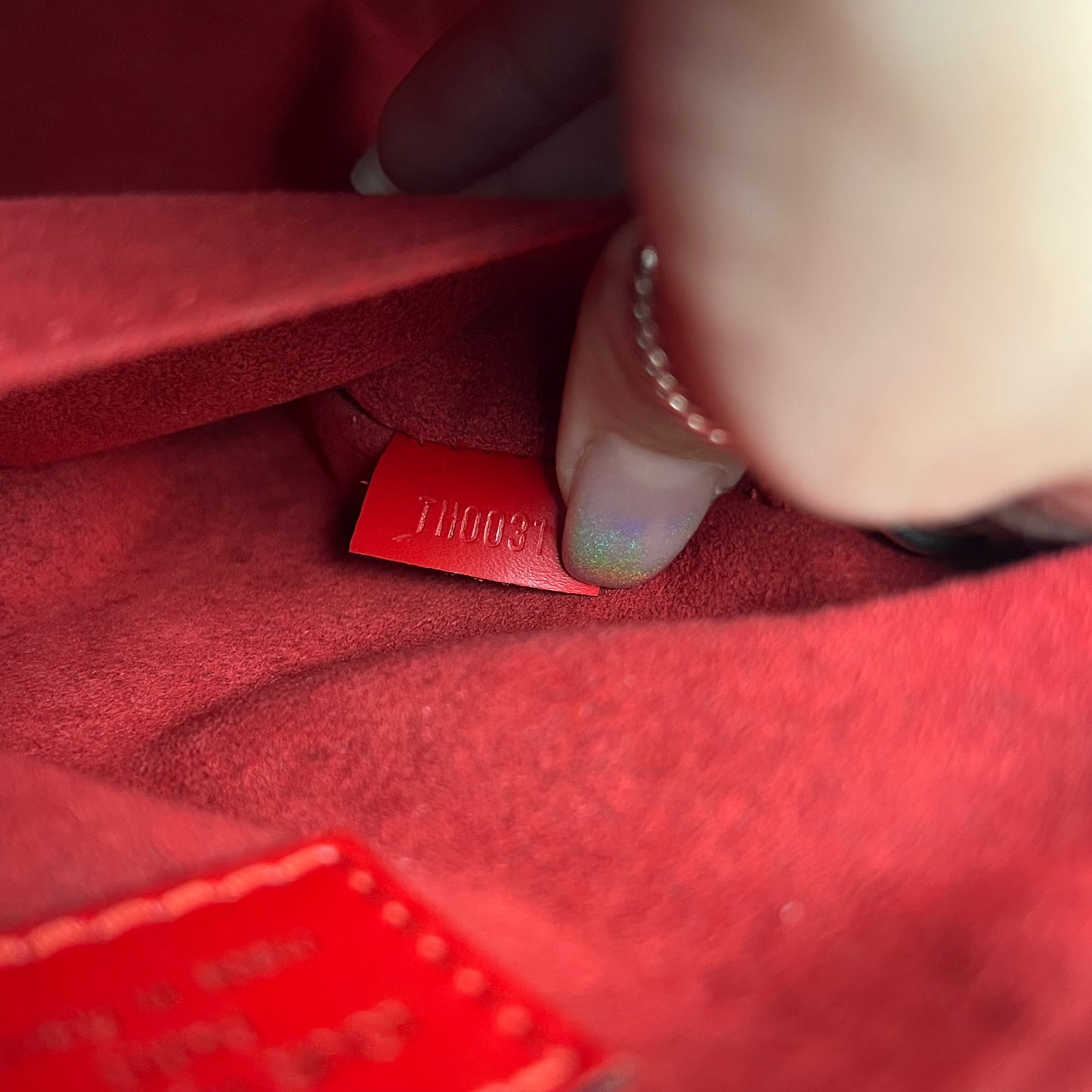Louis Vuitton Jasmin Red Epi Leather