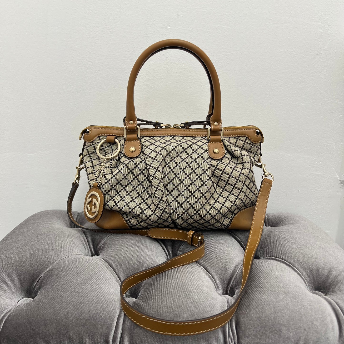 Gucci Sukey 2 way Diamante Handbag
