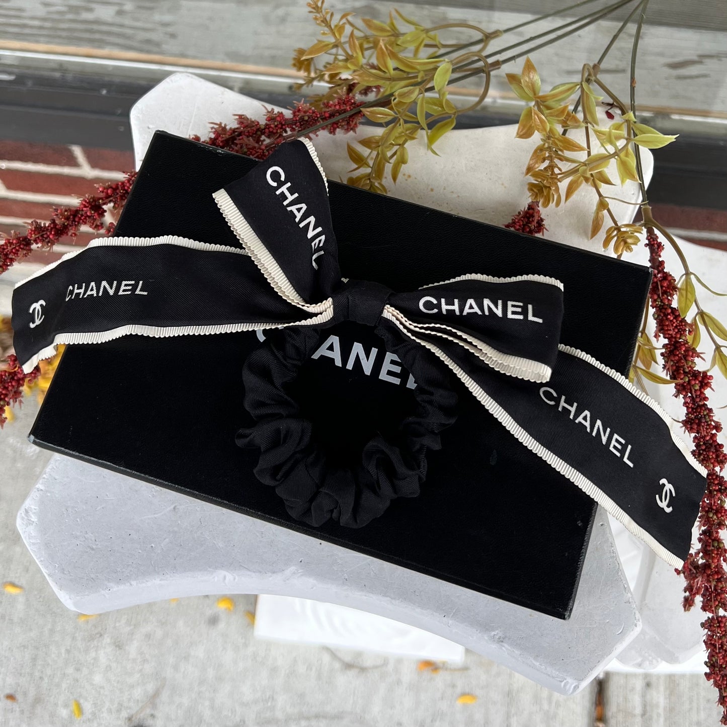 Chanel Silk Hair Tie