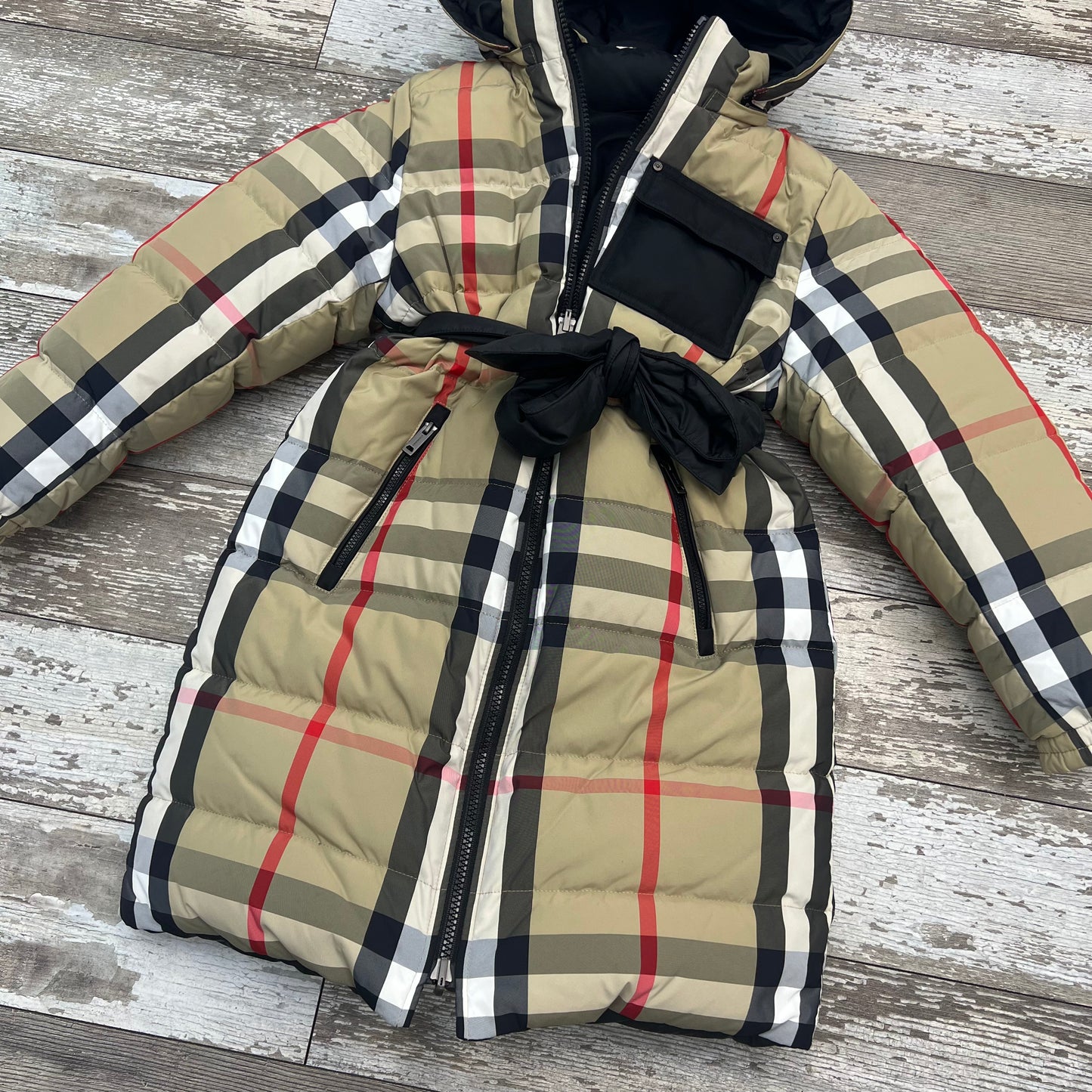 Burberry Kids Reversible Coat, 8 Youth