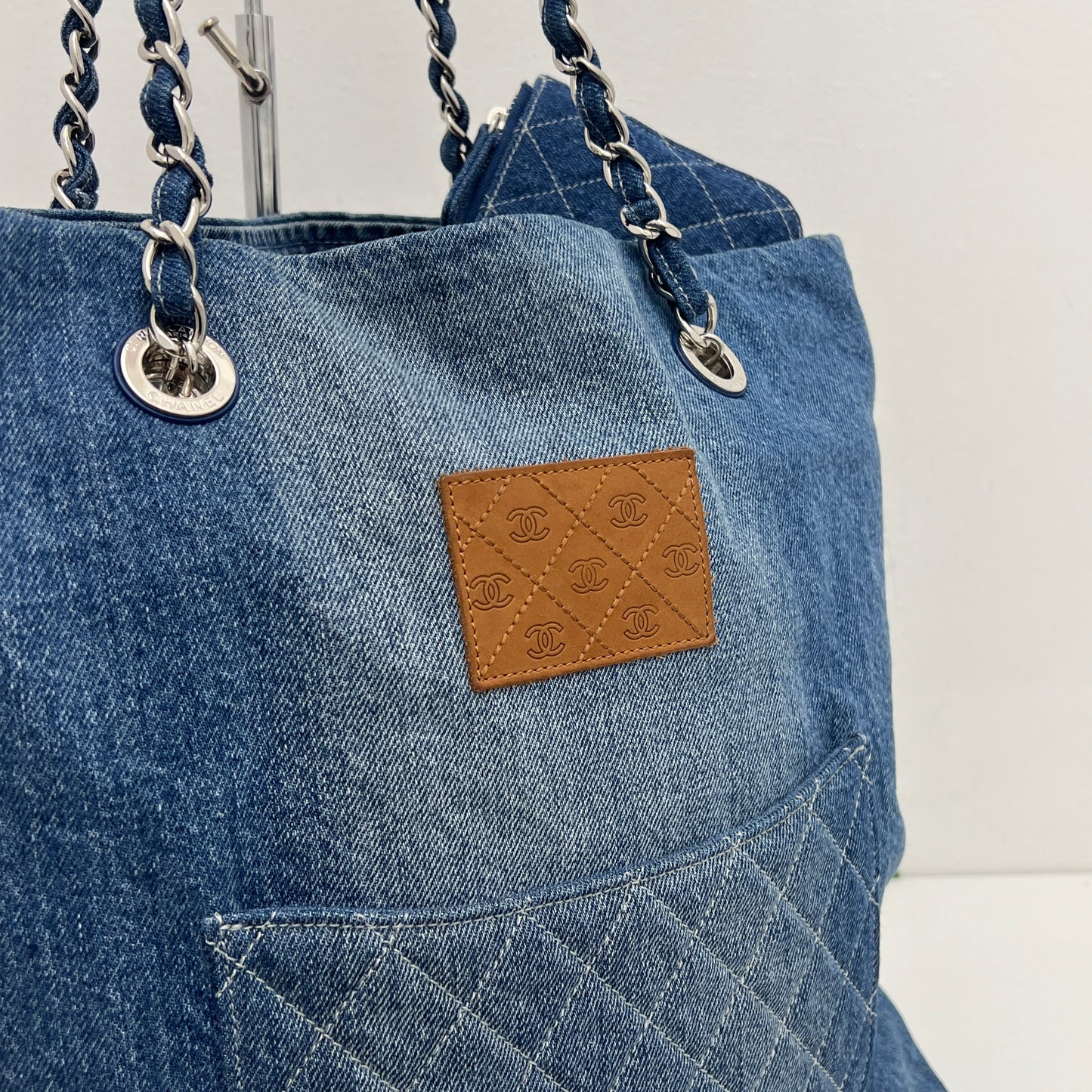 Chanel Shopping Tote Degrade Denim Large
