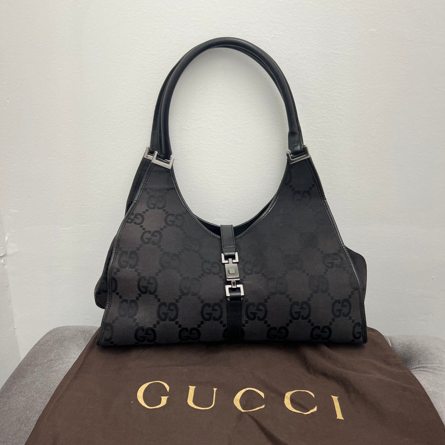 Gucci Large Monogram Shoulder Bag