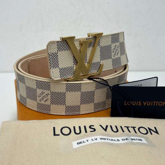Louis Vuitton Belt Damier Azur 95/38