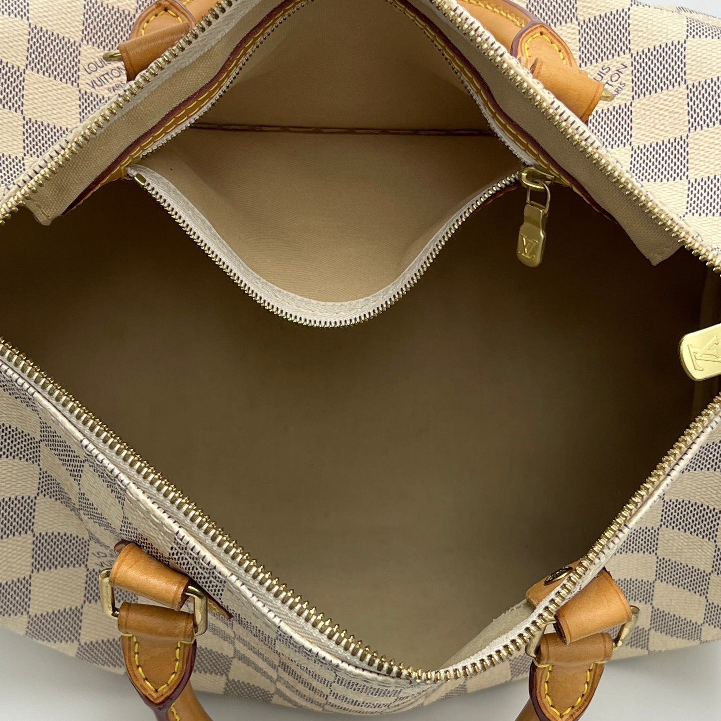 Louis Vuitton Speedy 30 Bandouliere Damier Azur