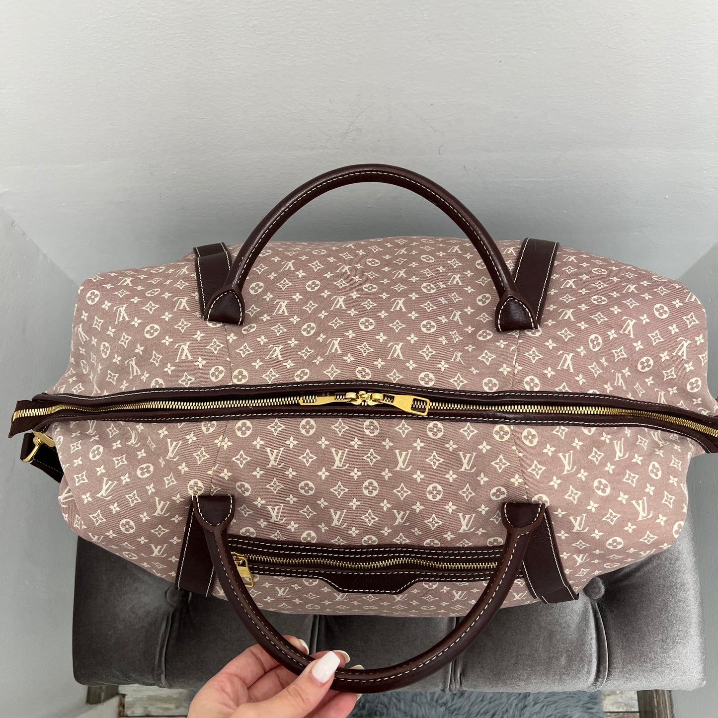 Louis Vuitton Idylle Odyssee Sepia mini Lin Duffle Bag
