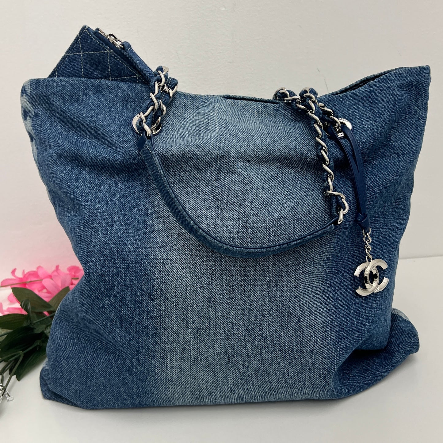 Chanel Shopping Tote Degrade Denim Large