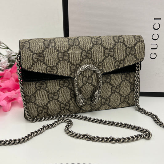 Gucci Super Mini Dionysus Crossbody GG canvas