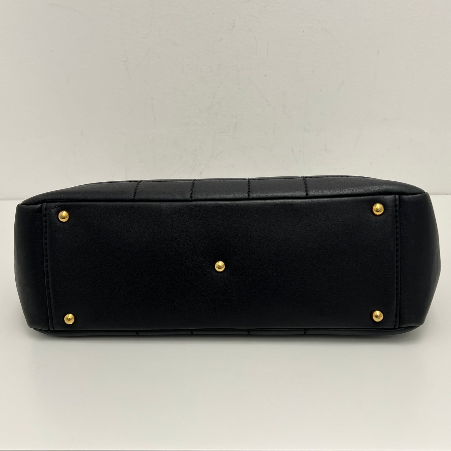 Chanel Chocolate Bar Chain Tote Black, Gold