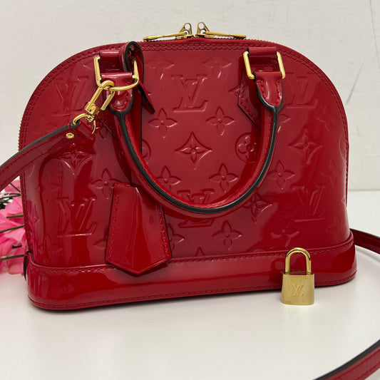Louis Vuitton Alma BB Vernis Rose Indian
