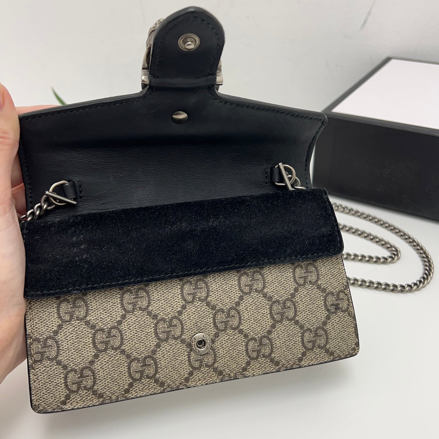 Gucci Super Mini Dionysus Crossbody GG canvas