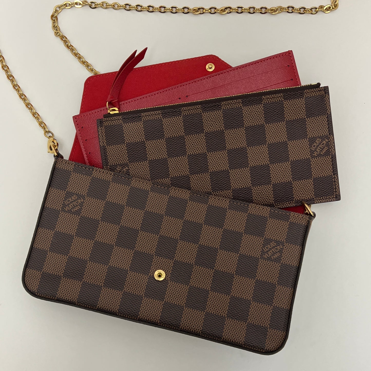 Louis Vuitton Felicie Pochette with Both Inserts, Box, & Dust Bag