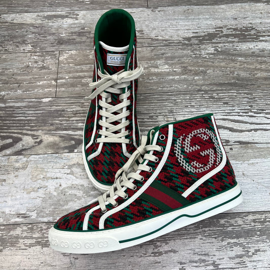 Gucci Men’s Tennis 1977 High Top Sneakers, Size 9.5