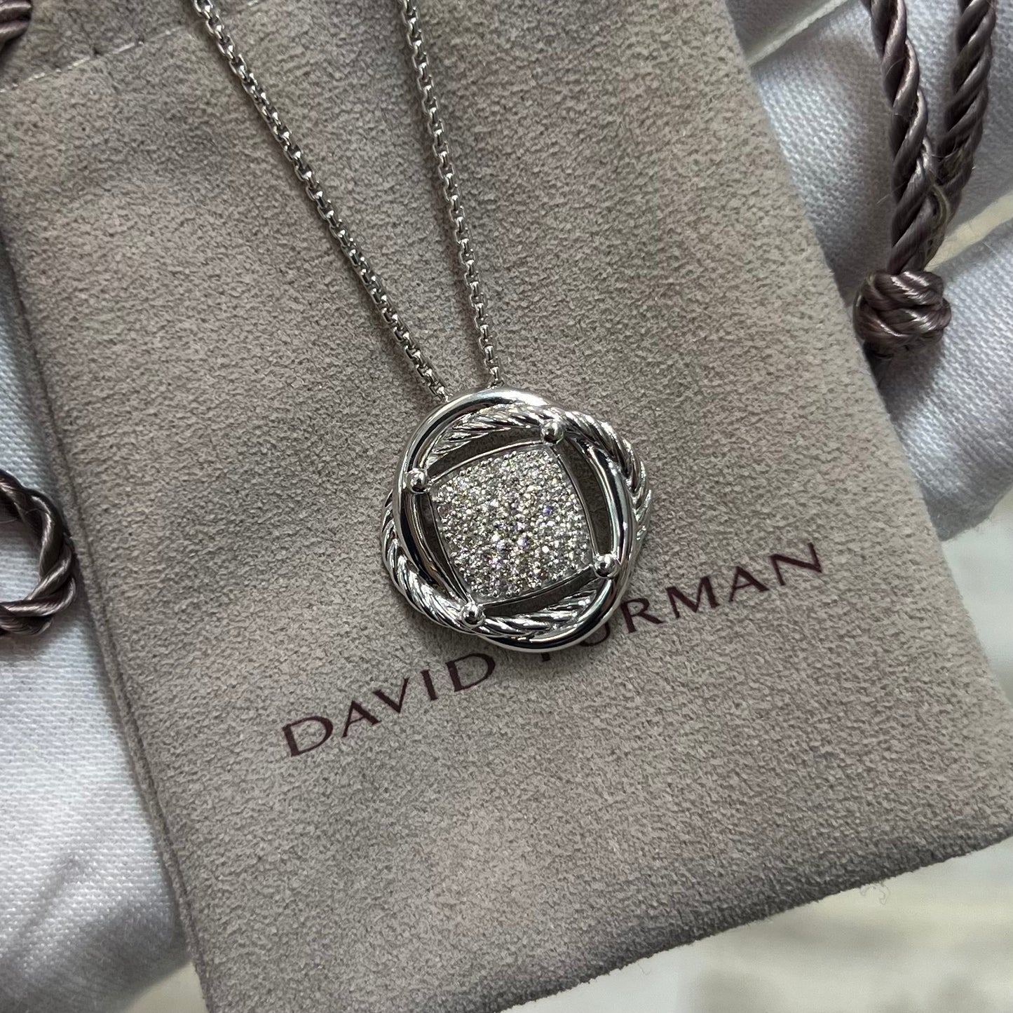 David Yurman Infinity Diamond Necklace