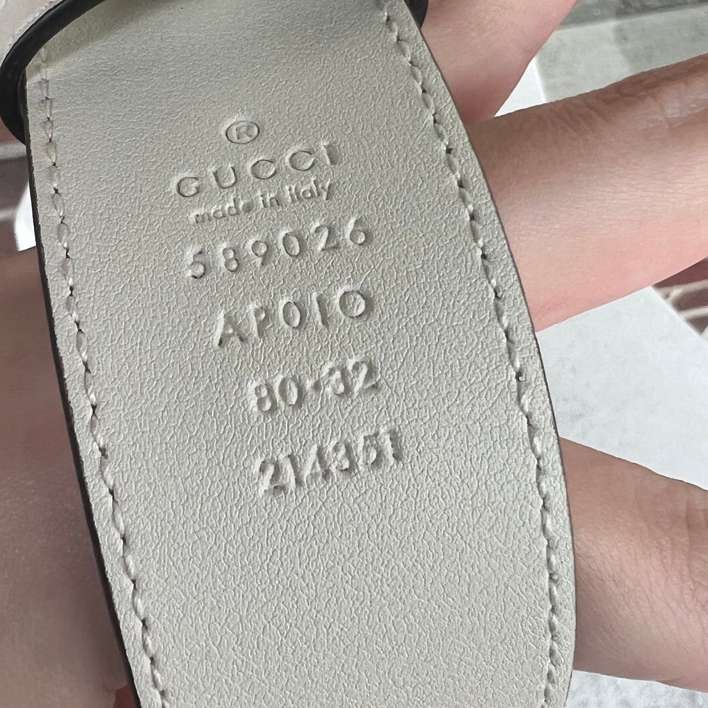Gucci Belt Dragon Rhinestone, Size 80