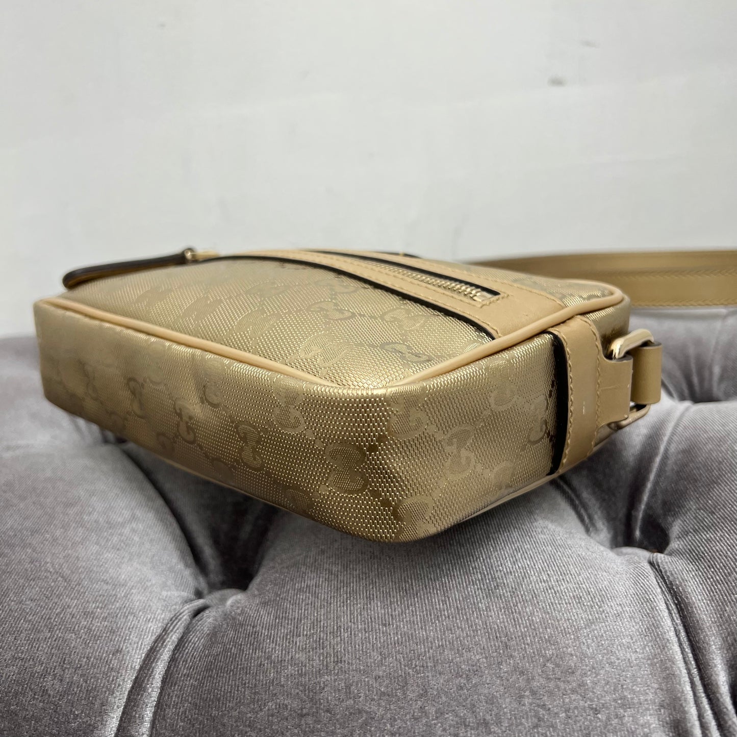 Gucci Camera Bag Gold