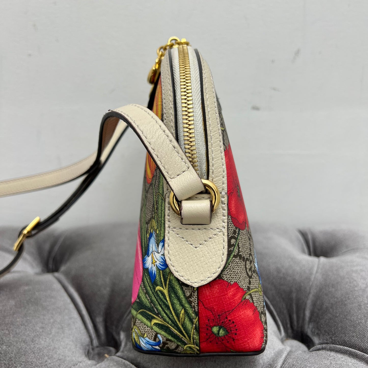 Gucci GG Monogram Ophidia Crossbody Bag Floral