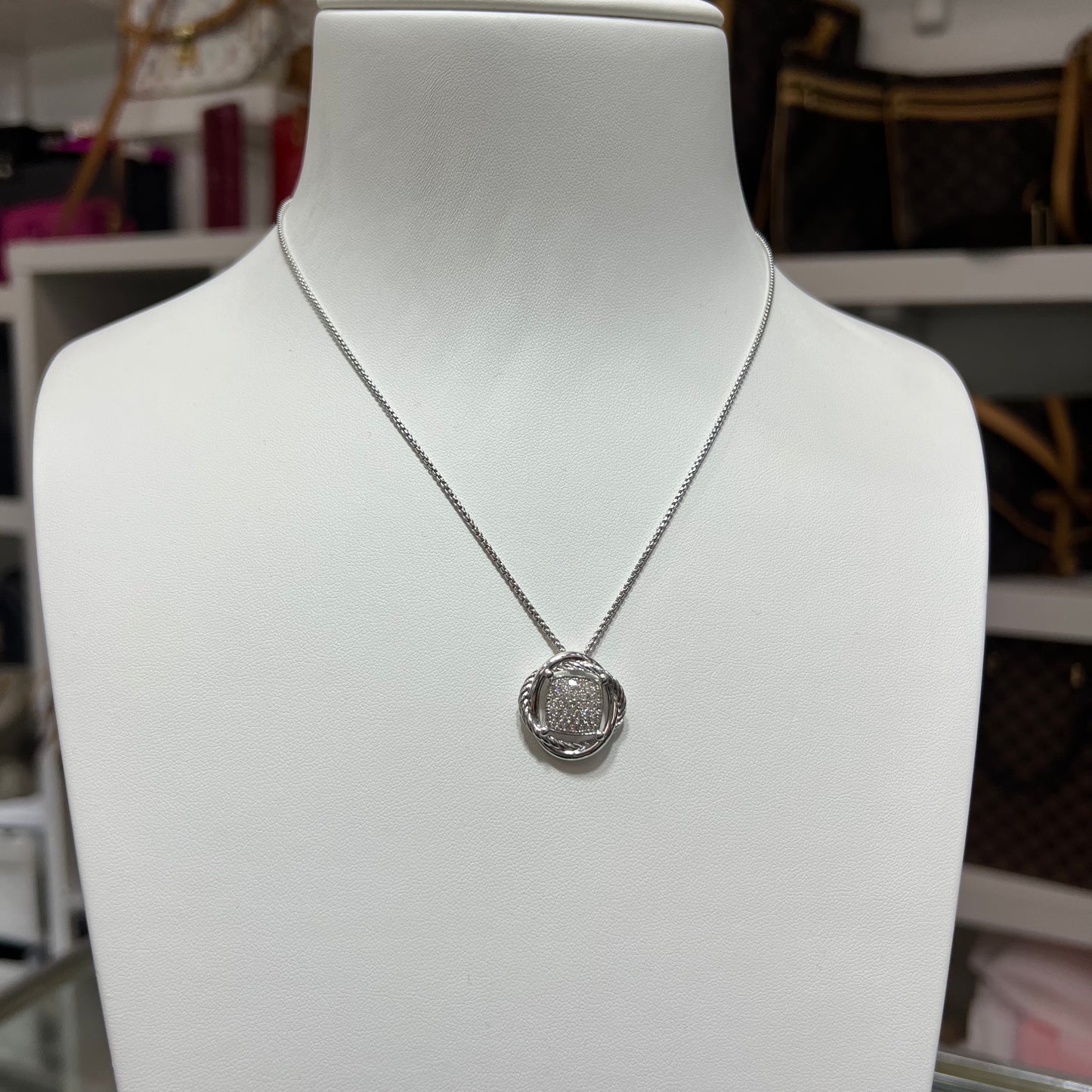 David Yurman Infinity Diamond Necklace