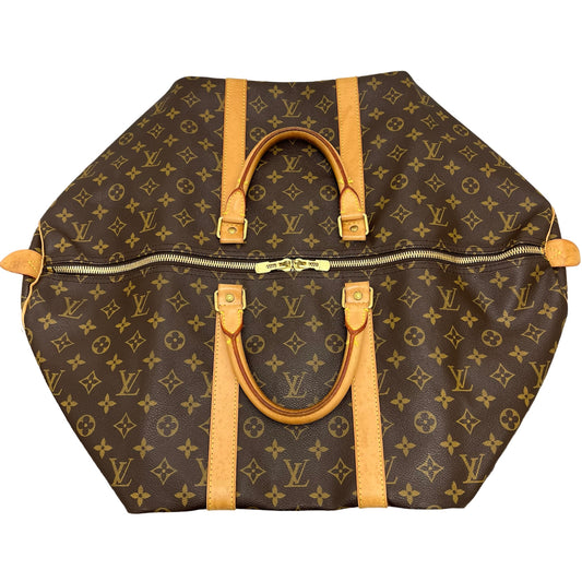 Louis Vuitton Monogram Keepall 55 Duffle Bag