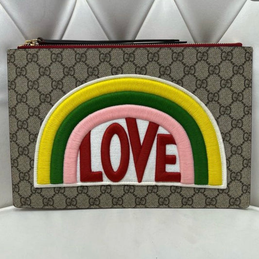 Gucci Love Zipper Pouch