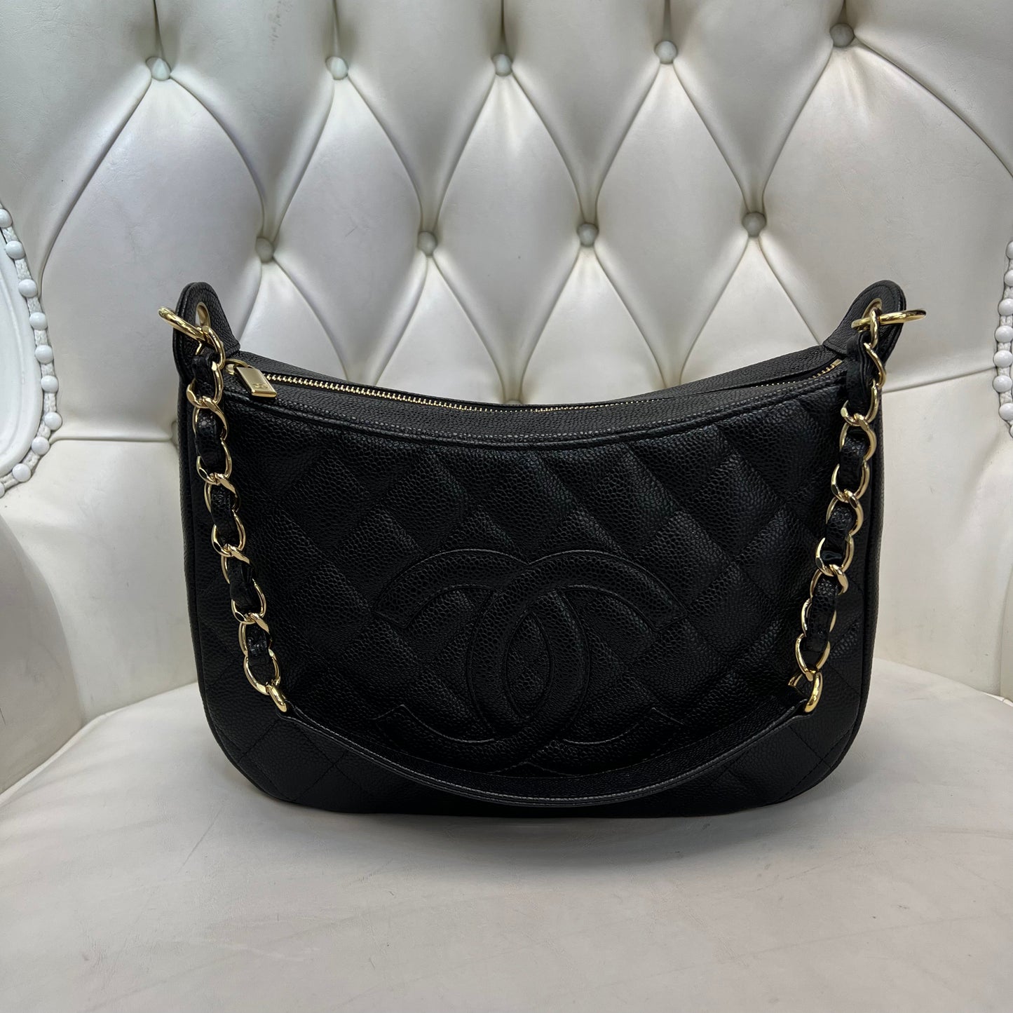 Chanel Caviar Leather Shoulder Bag
