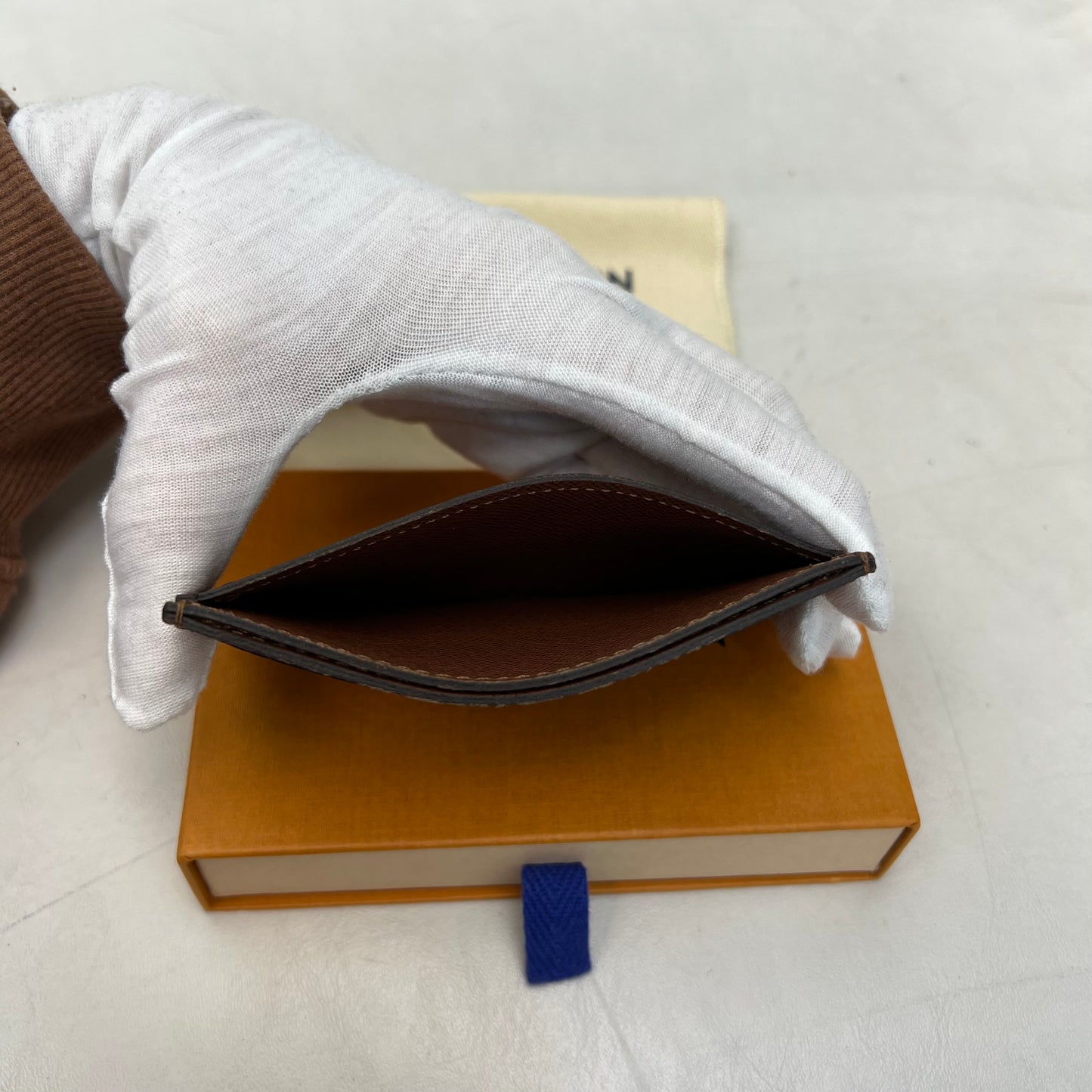 Louis Vuitton Monogram Card Holder with Box & Dust Bag