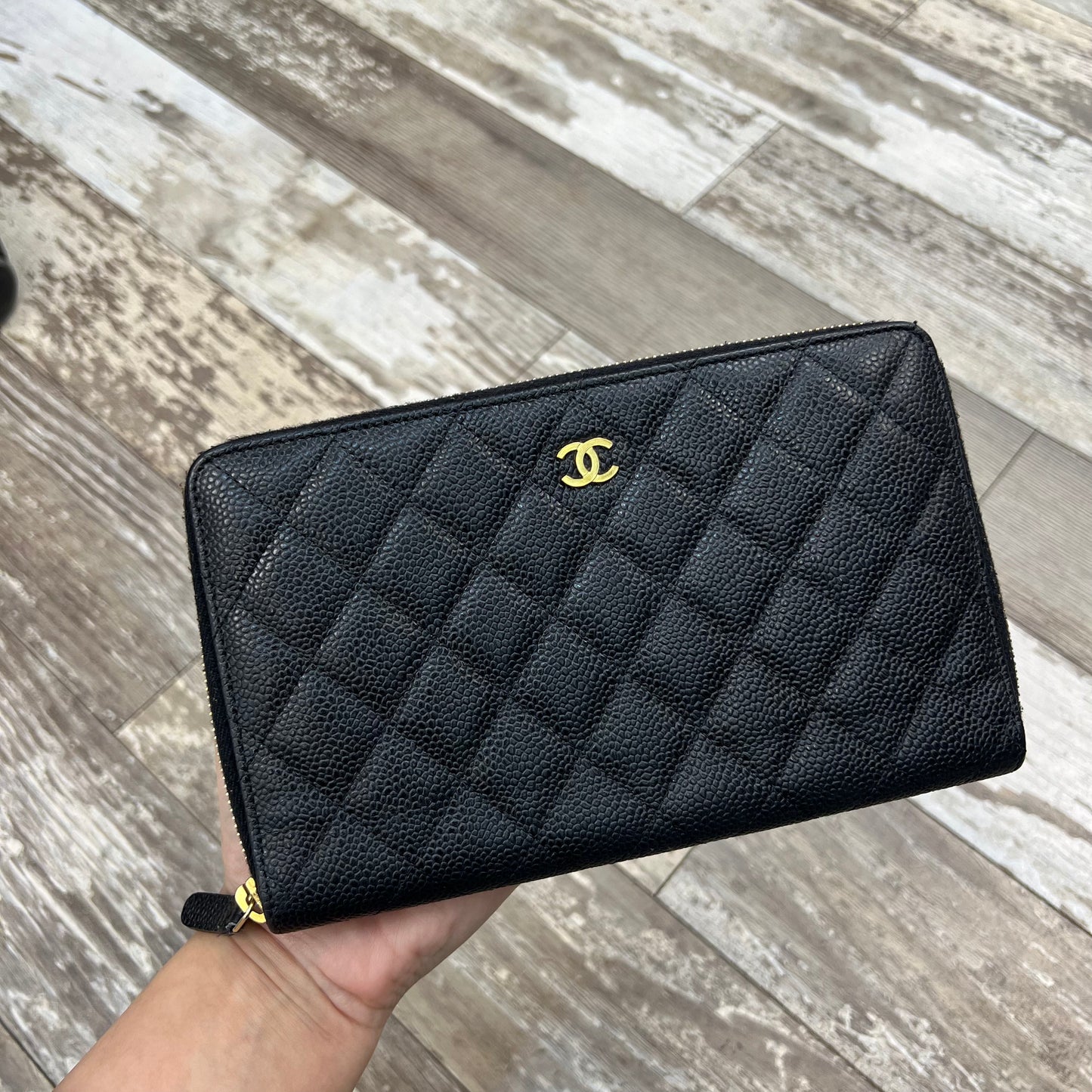 Chanel Quilted Lambskin Wallet