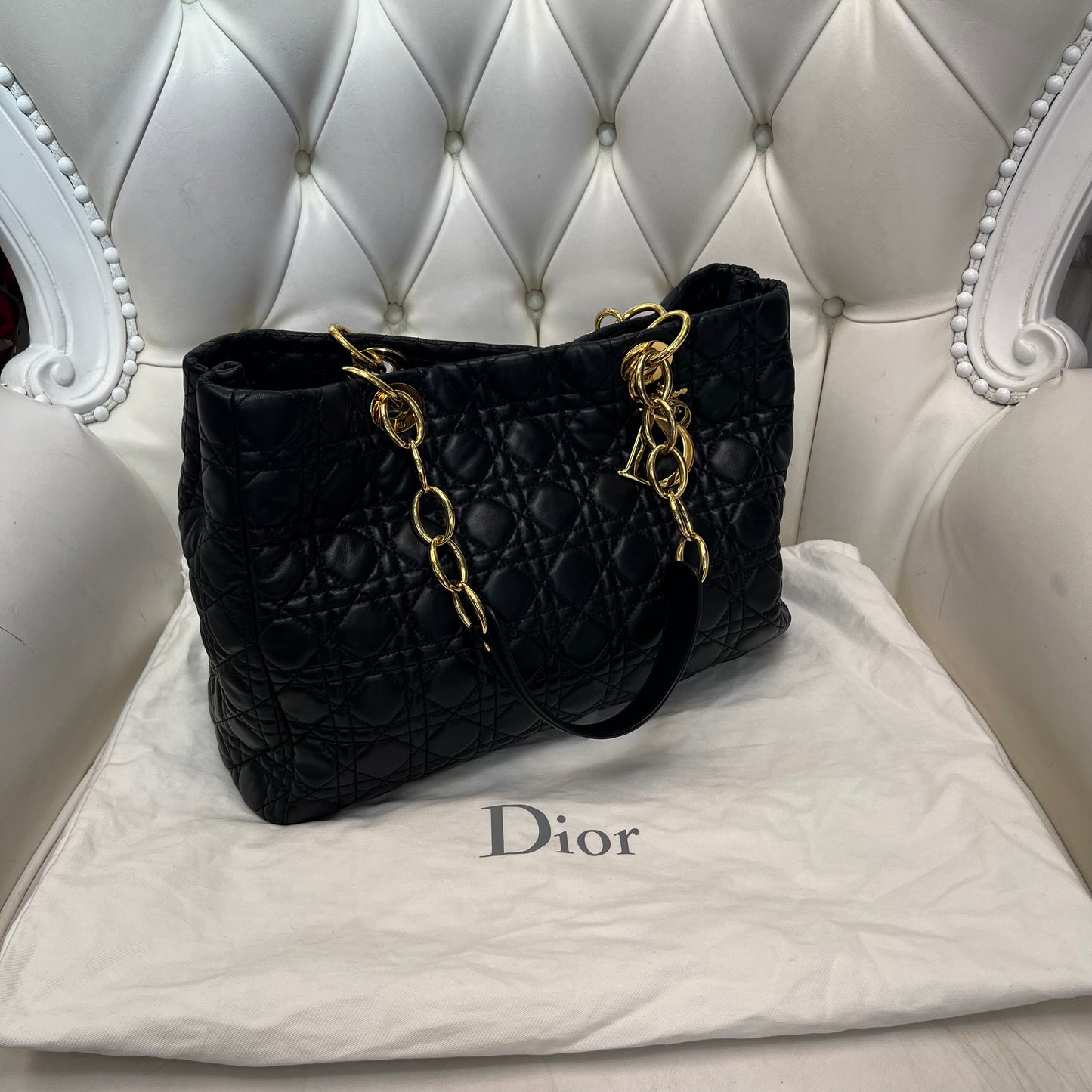 Dior Cannage Shopping Tote