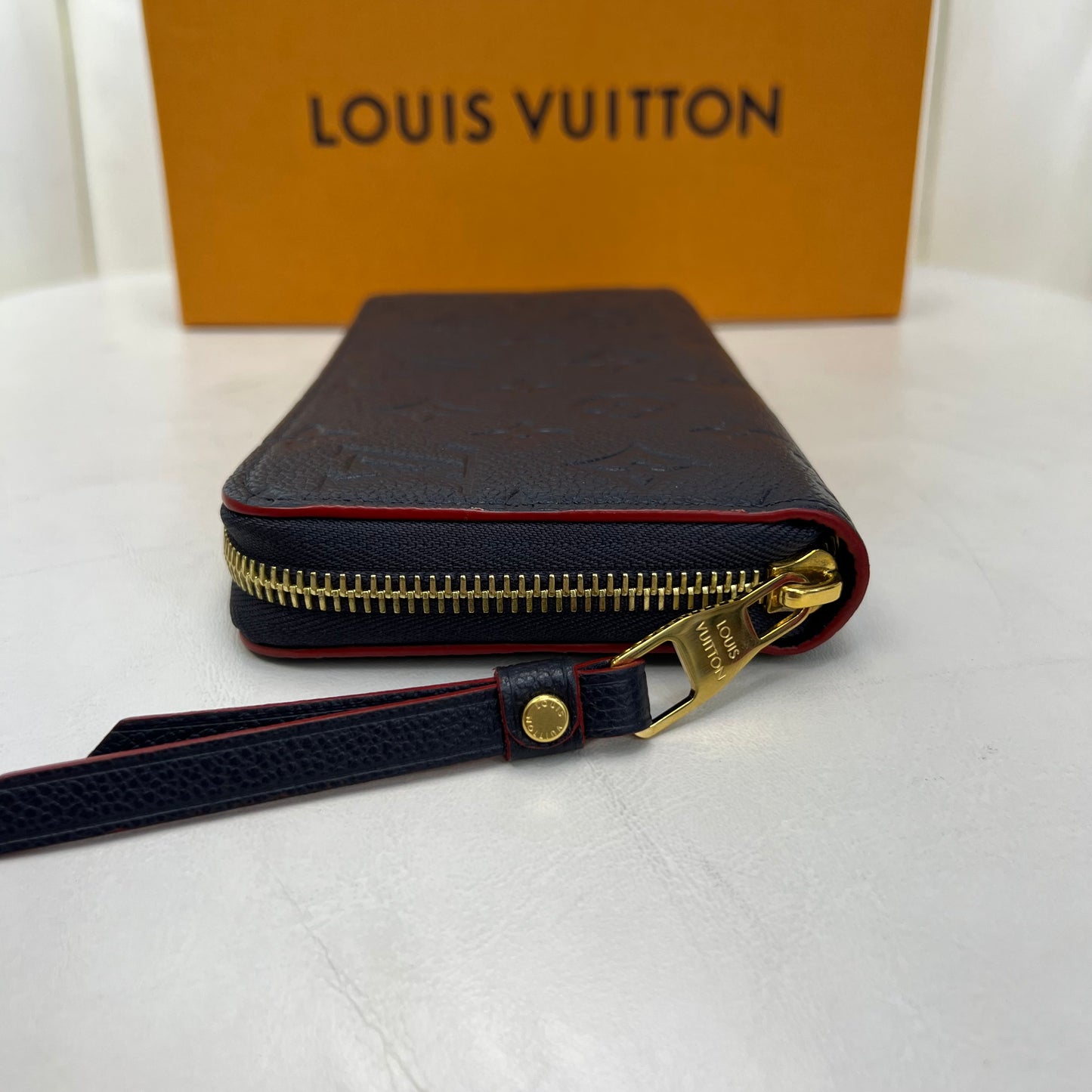 Louis Vuitton Zippy Wallet Marine Rogue Empreinte Leather