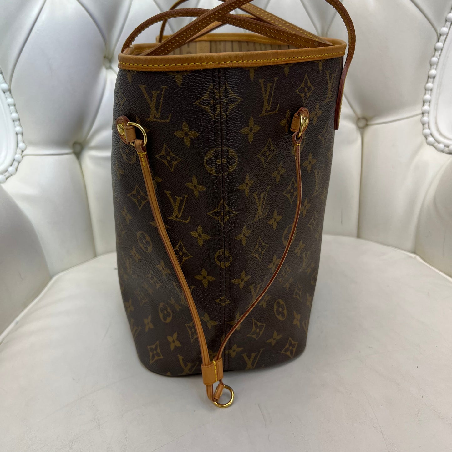 Louis Vuitton Neverfull MM Monogram, Tan