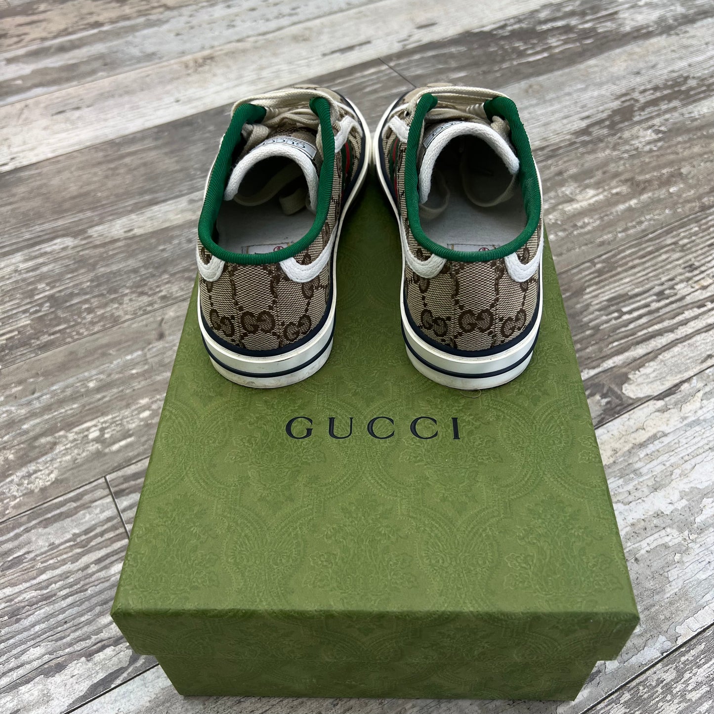 Gucci GG Tennis 1977 Sneaker, Size 34.5