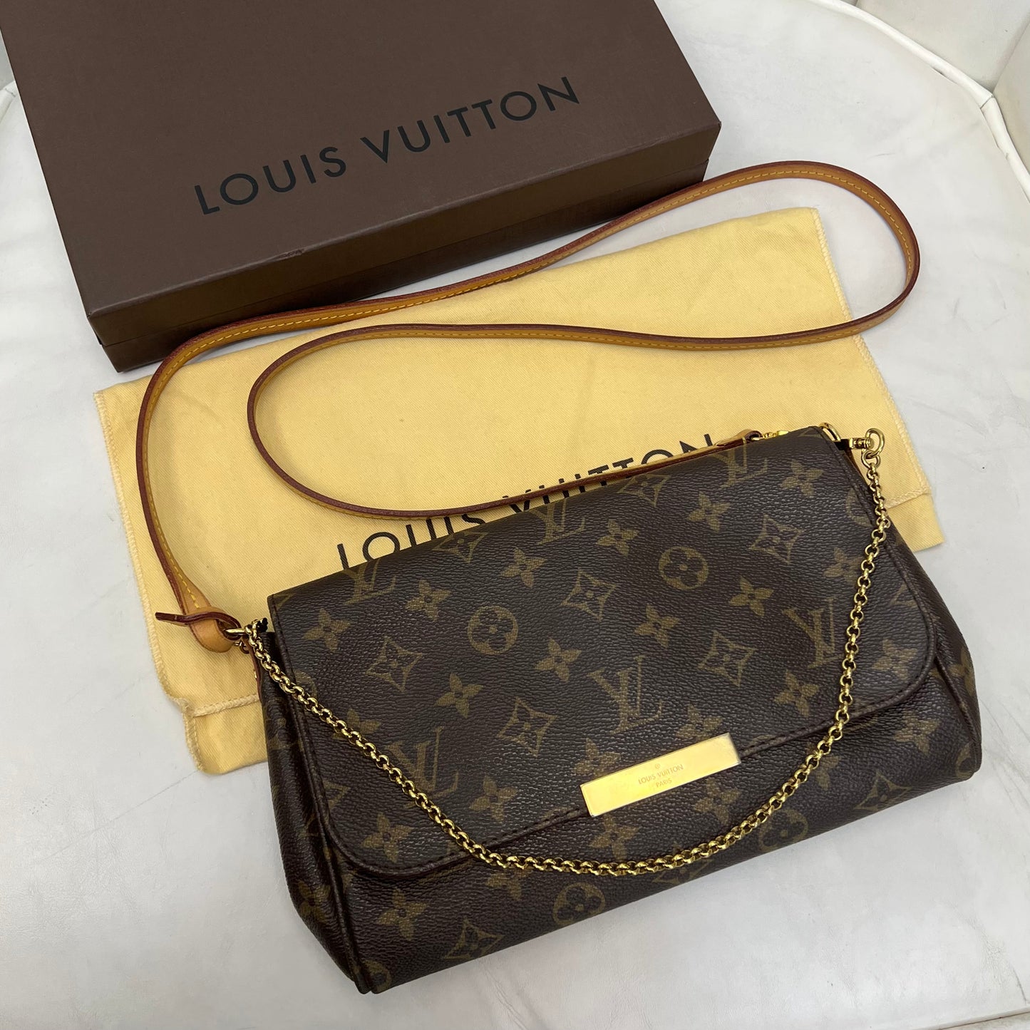Louis Vuitton Monogram Favorite MM with Box & Dust Bag