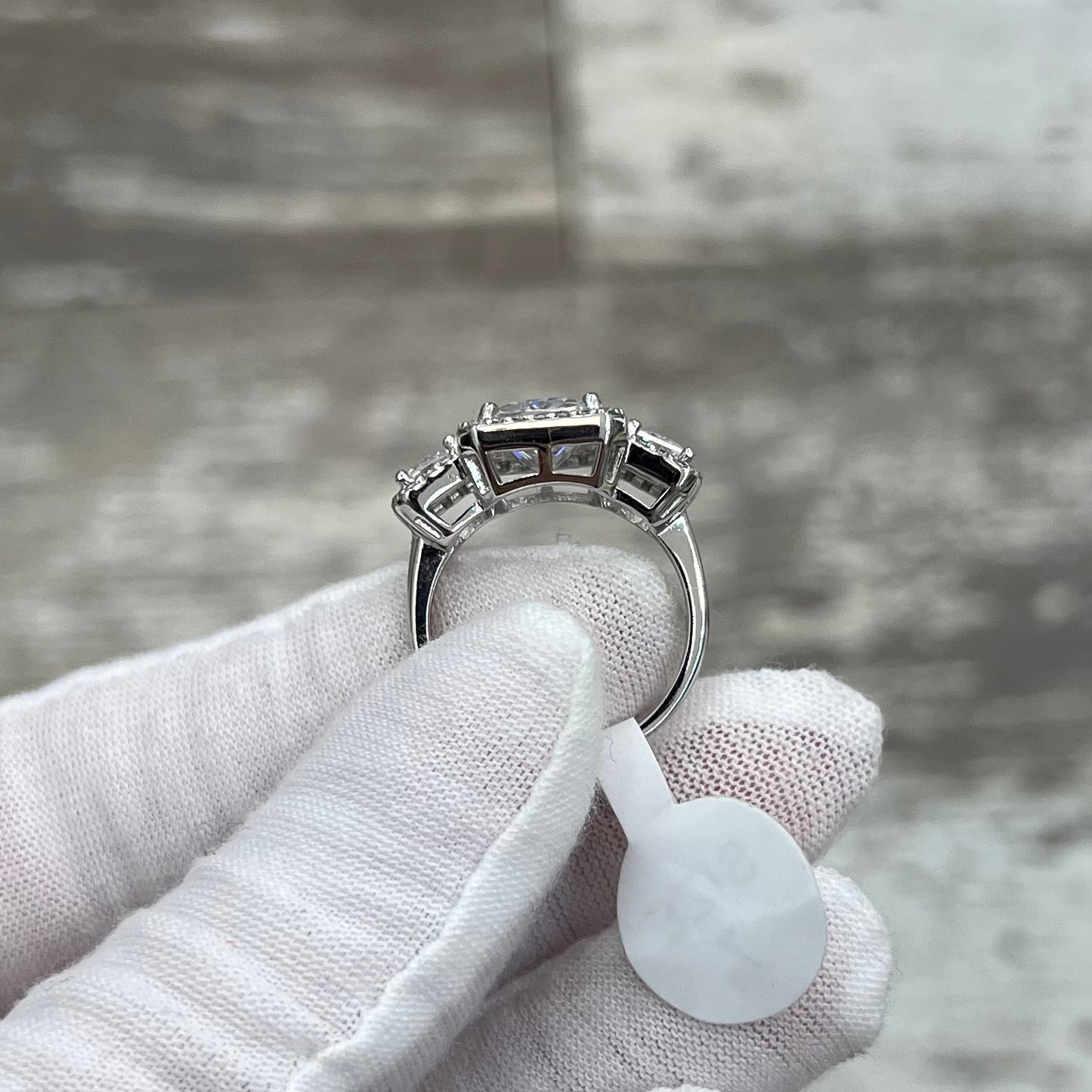 Sterling Silver Crystal Ring