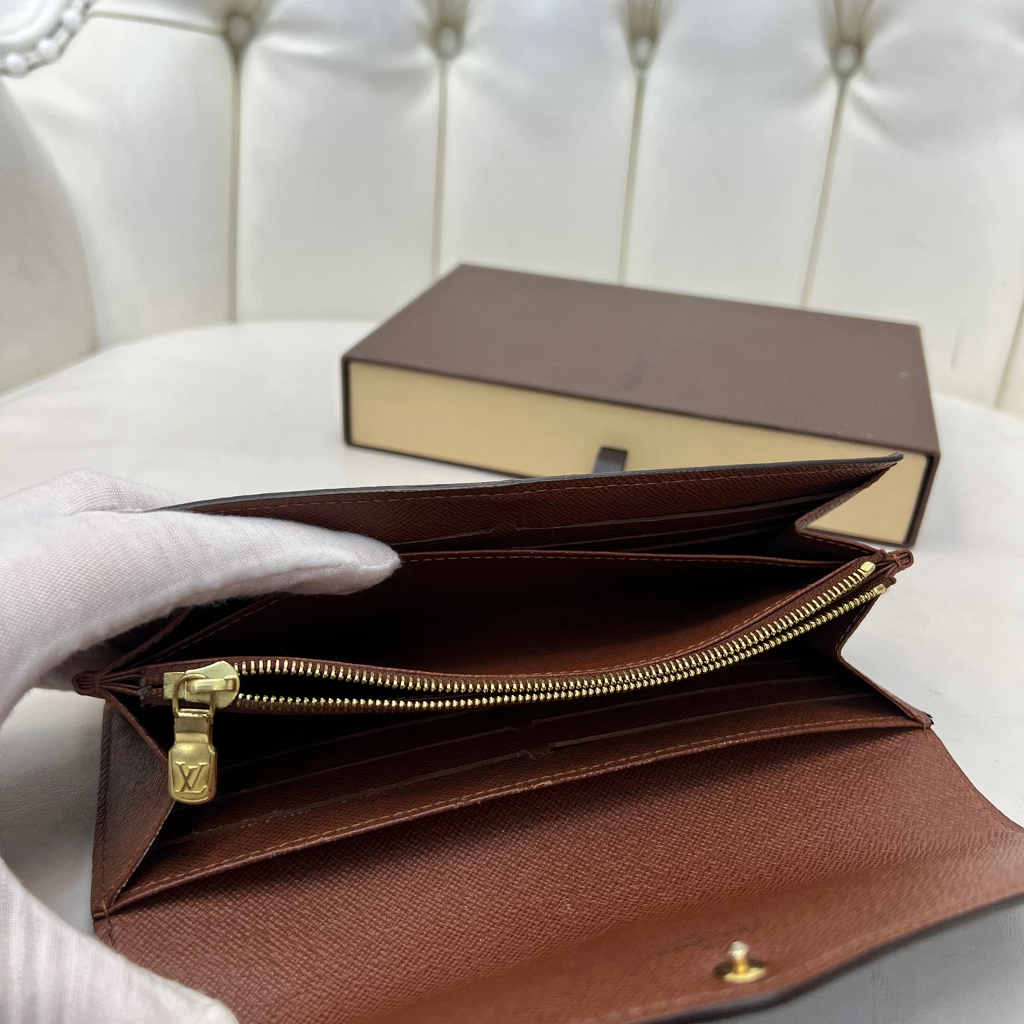 Louis Vuitton Sarah Wallet Monogram