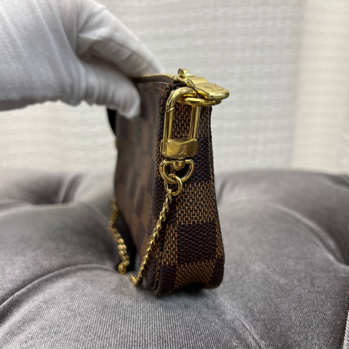 Louis Vuitton Mini Pochette Damier Ebene