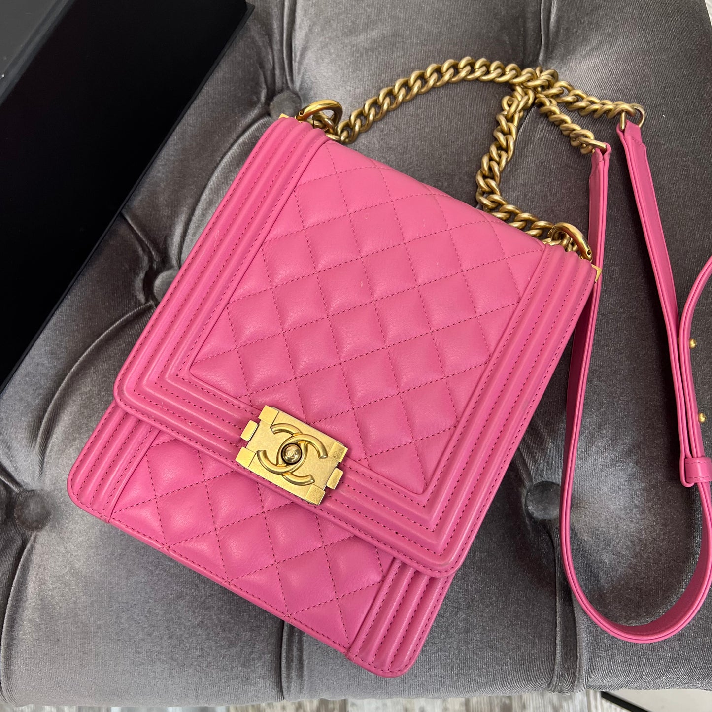 Chanel 19C Flap Bag Pink