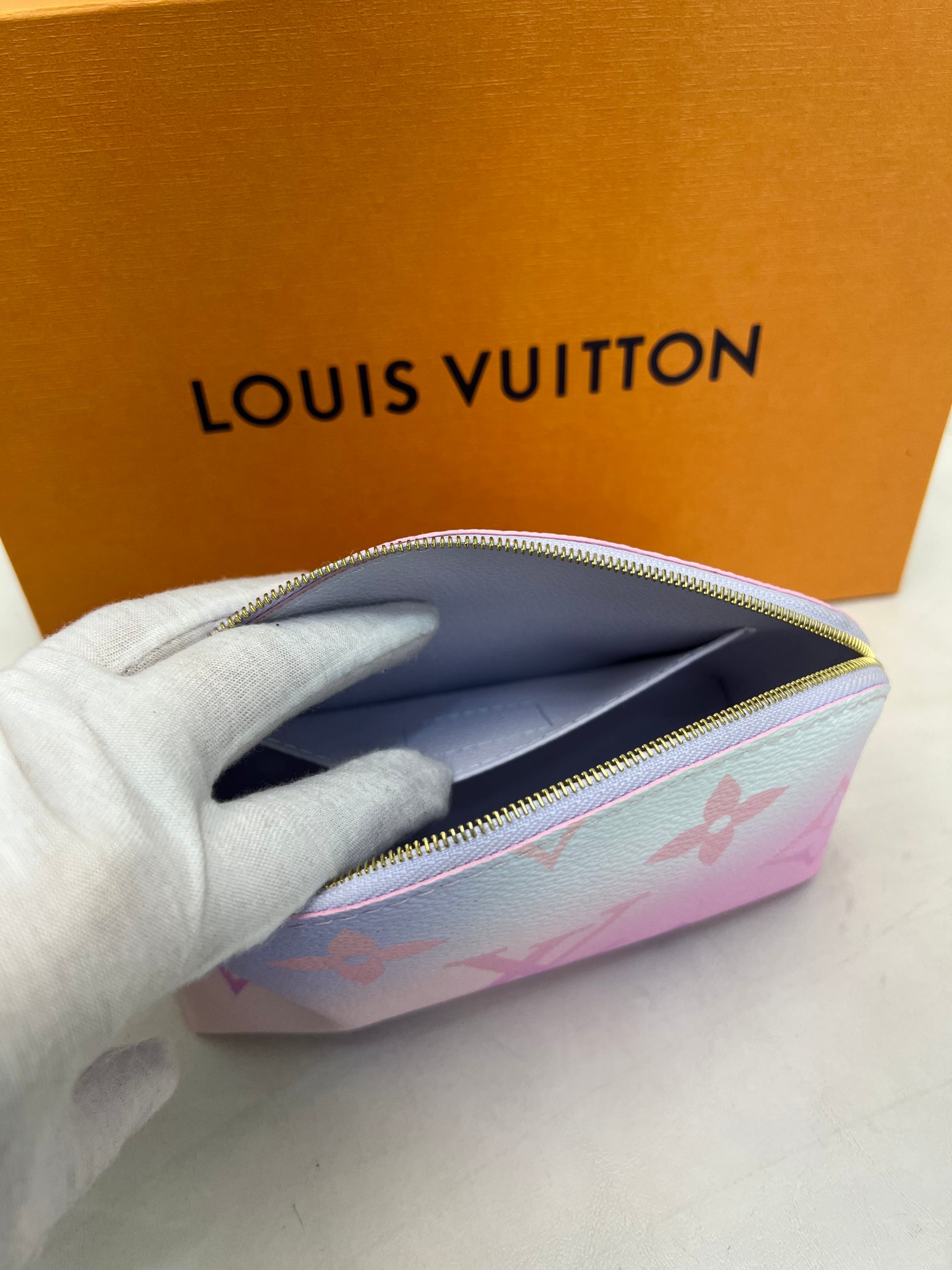New Louis Vuitton Monogram Toiletry Clutch in Box