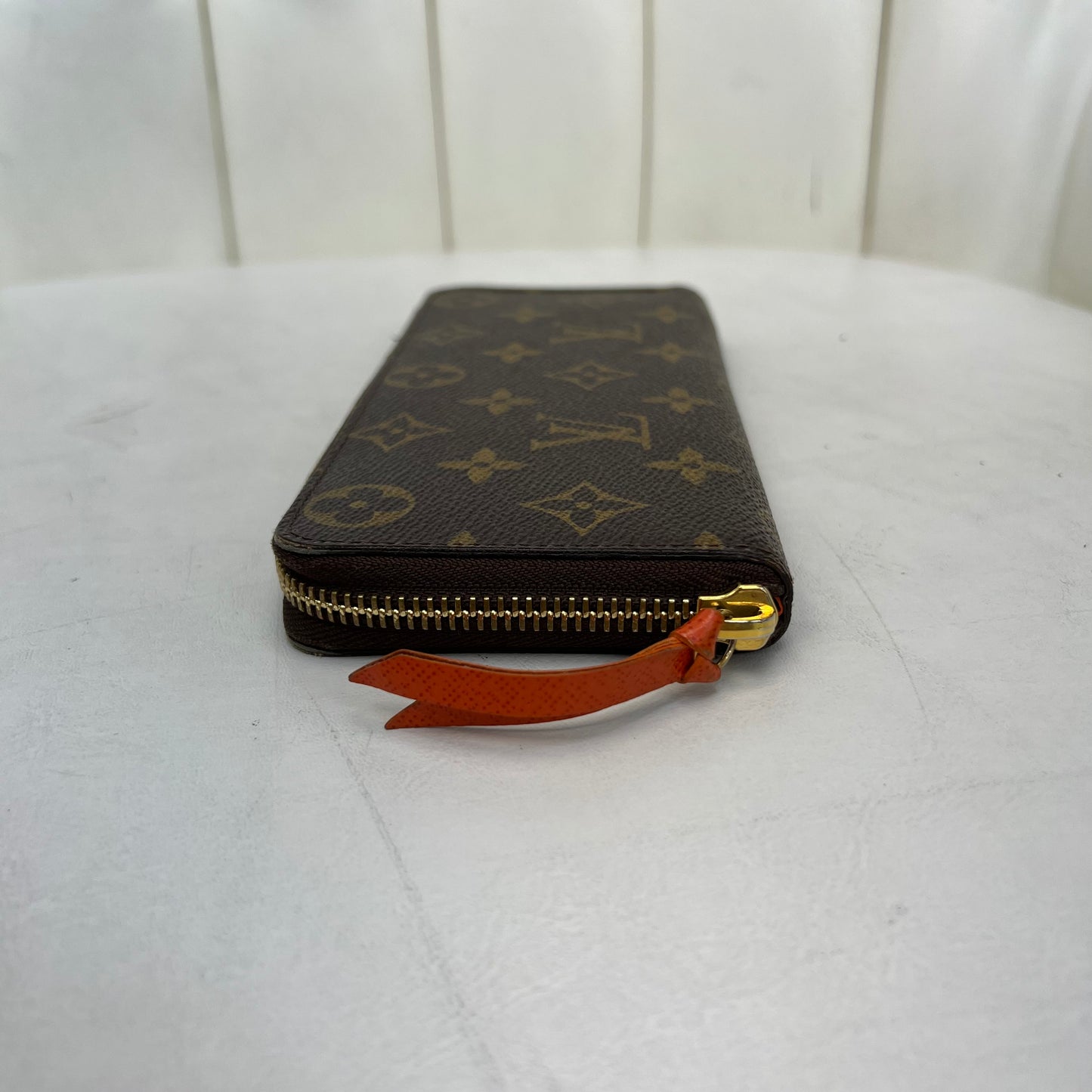 Louis Vuitton Clemence Wallet Monogram Orange